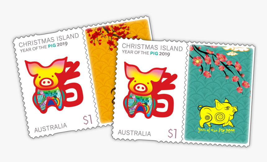 Stamps Chinese New Year Australia, HD Png Download