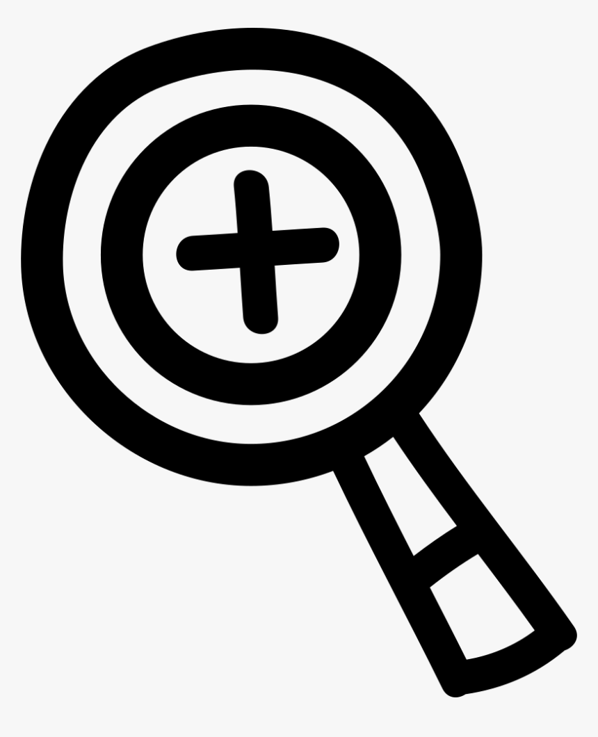 Increase Zoom Hand Drawn Symbol, HD Png Download
