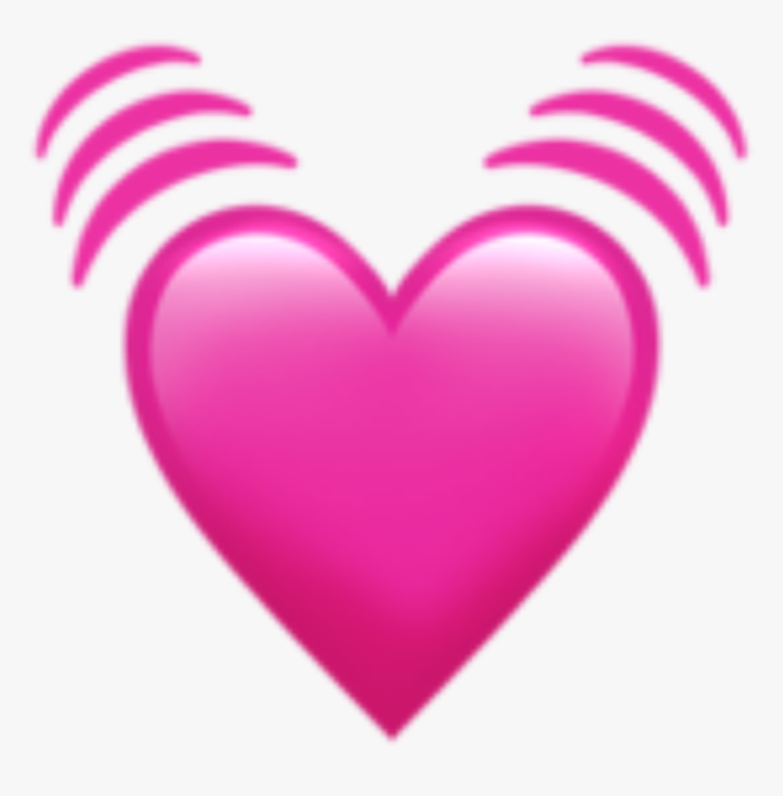 Transparent Corazón Png - Plain Pink Heart Emoji, Png Download