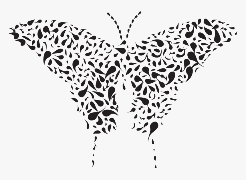 Butterfly Clipart Cat - Portable Network Graphics, HD Png Download