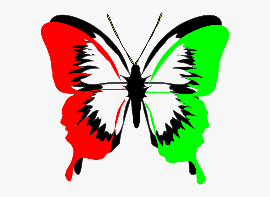 Butterfly Clipart Black And White - Butterfly Black And White Clipart Png, Transparent Png