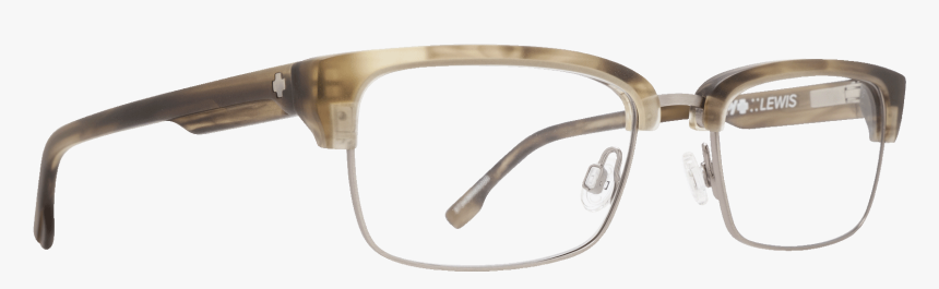 Lewis Eyeglasses Matte Green Smoke/matte Gunmetal - Beige, HD Png Download