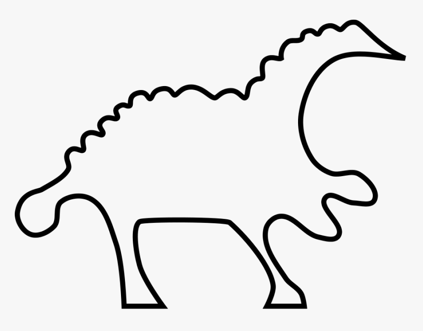 Rock Art Saharan Animal Clipart - Figuras Rupestres Para Dibujar, HD Png Download