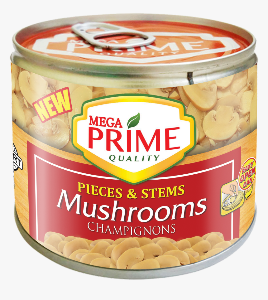 Mega Prime Pieces And Stems Mushrooms 198g - Convenience Food, HD Png Download