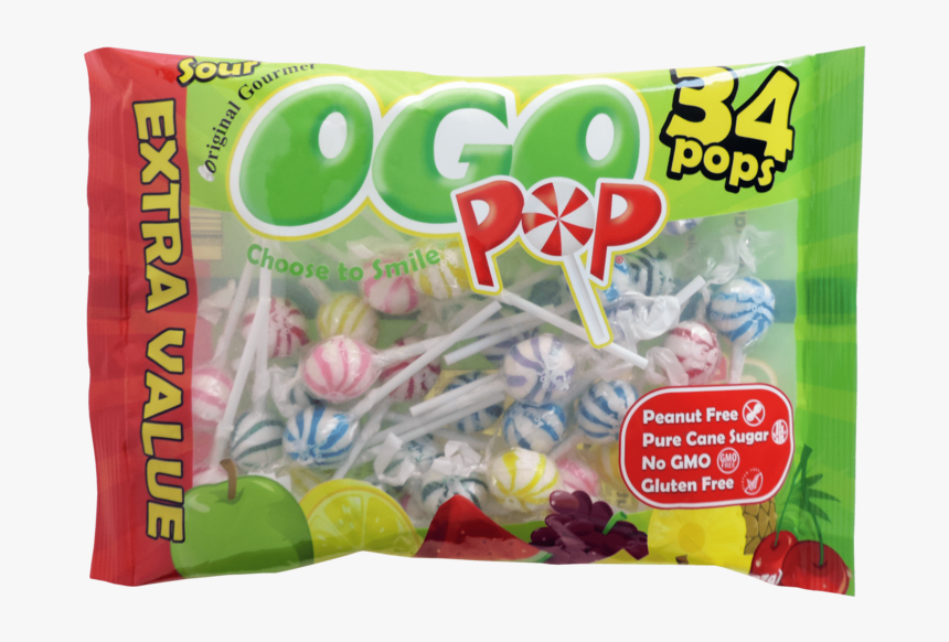Ogo Sour Lollipops, HD Png Download