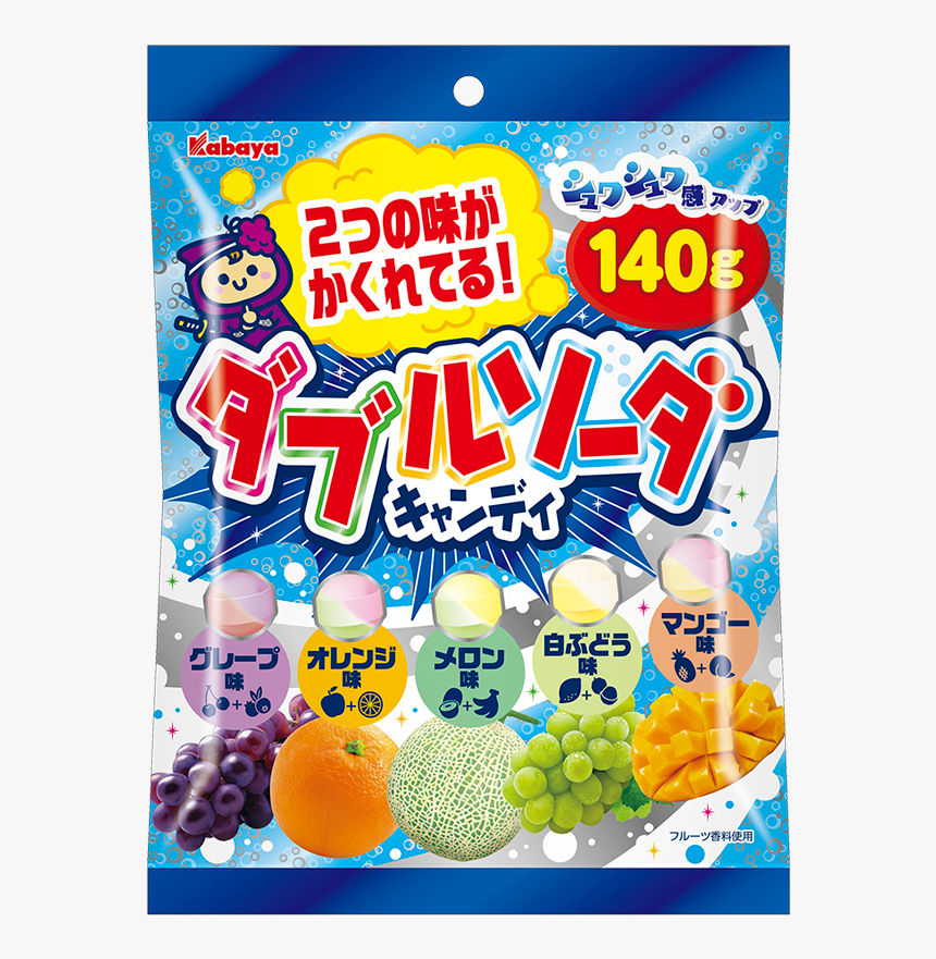 Double Soda Candy - カバヤ ダブル ソーダ キャンディ, HD Png Download