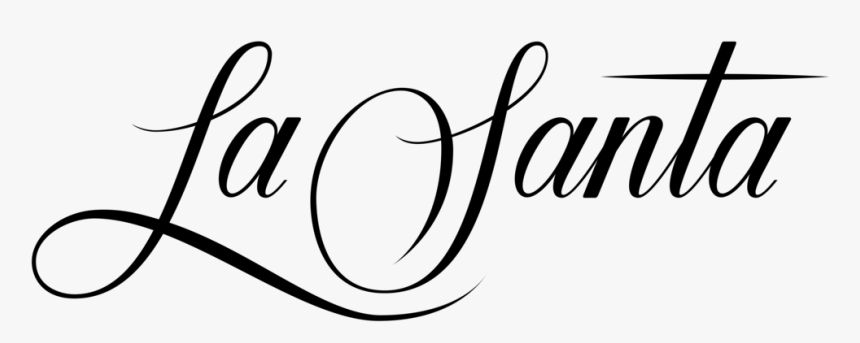 La Santa Gde Negro - Line Art, HD Png Download