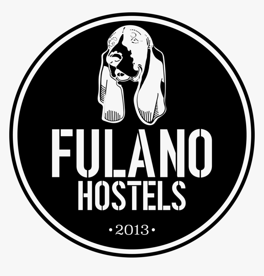 Fulano Hostels Negro - Label, HD Png Download
