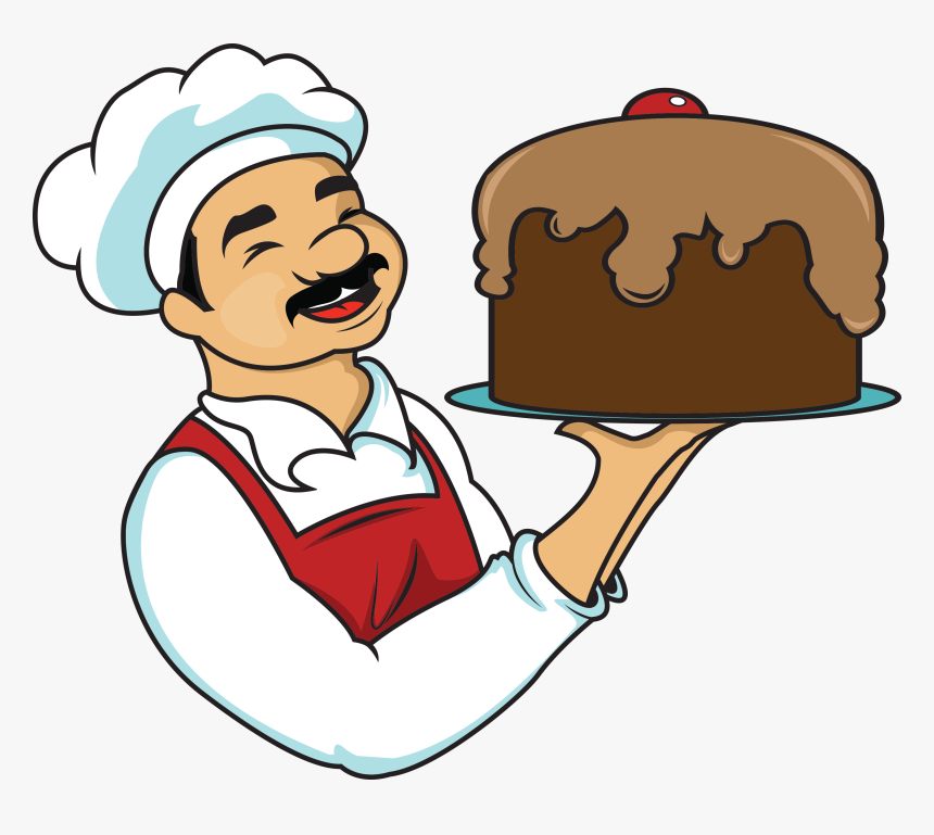 Head Chef Bon Appetit Cake Funny Novelty Tote Bag Rr21r - Vector Chef, HD Png Download