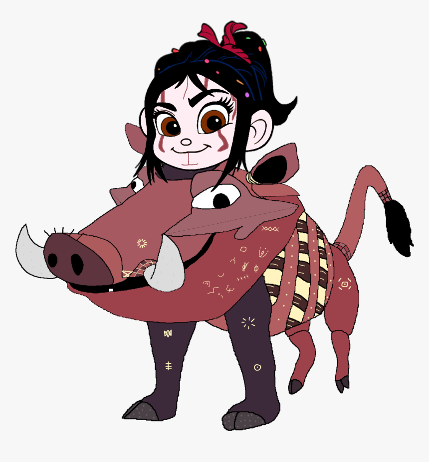 Hakuna Matata Images Vanellope Dressed As Pumbaa Hd - Broadway Lion King Pumbaa, HD Png Download