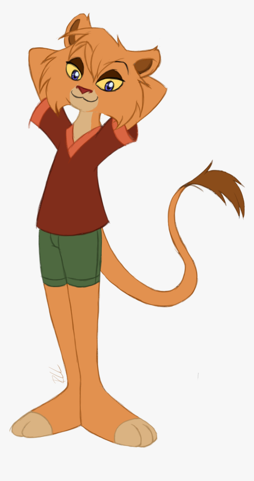 My Character Of The Year For 1999 Is Vitani, From The - Anthro Lion King, HD Png Download