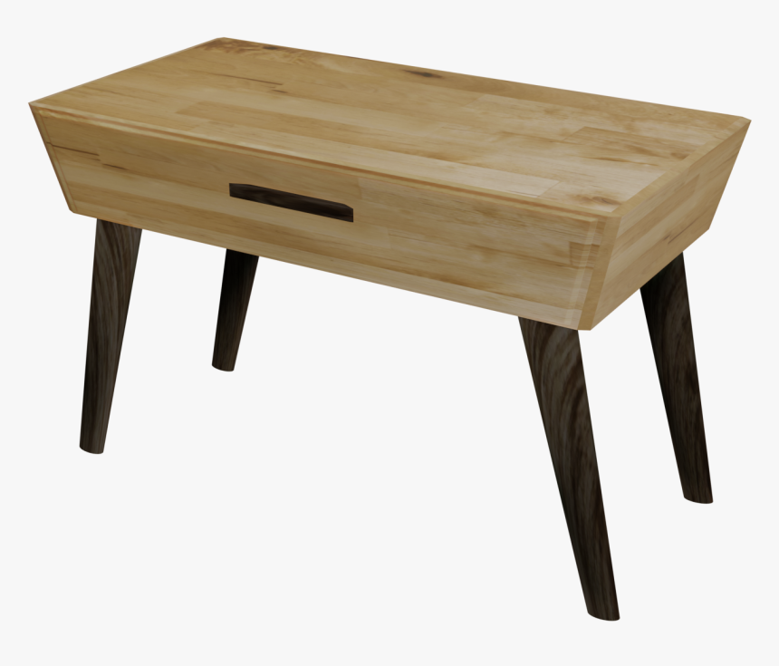 Long Table Console Sofa Table Pine Wood Modern - Coffee Table, HD Png Download
