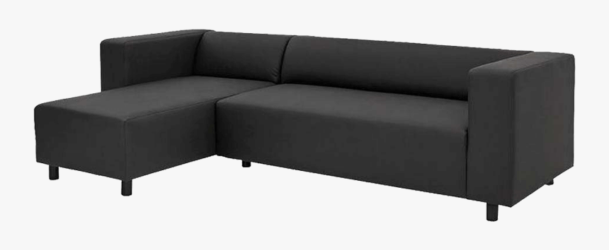 L Shaped Leatherette Sofa, HD Png Download