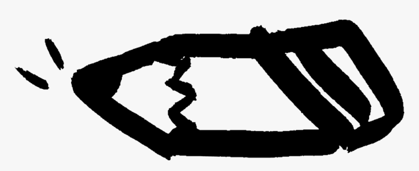 Pencil - Silhouette, HD Png Download