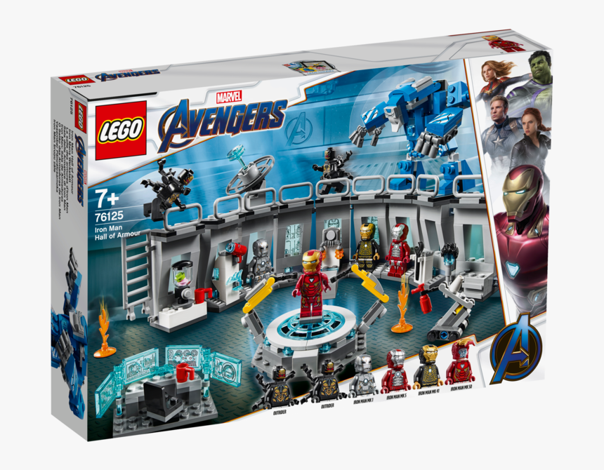 76125 Lego® Super Heroes Iron Man Hall Of Armour - Lego Iron Man, HD Png Download