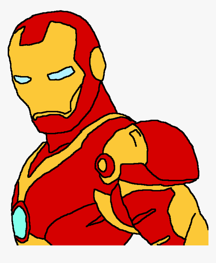 Cartoon Clipart , Png Download - วาด ไอรอน แมน ง่ายๆ, Transparent Png