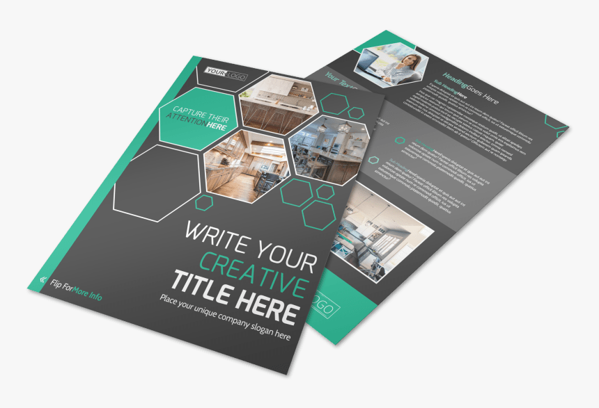 Kitchen Design Consultants Flyer Template Preview - Flyer Design With More, HD Png Download
