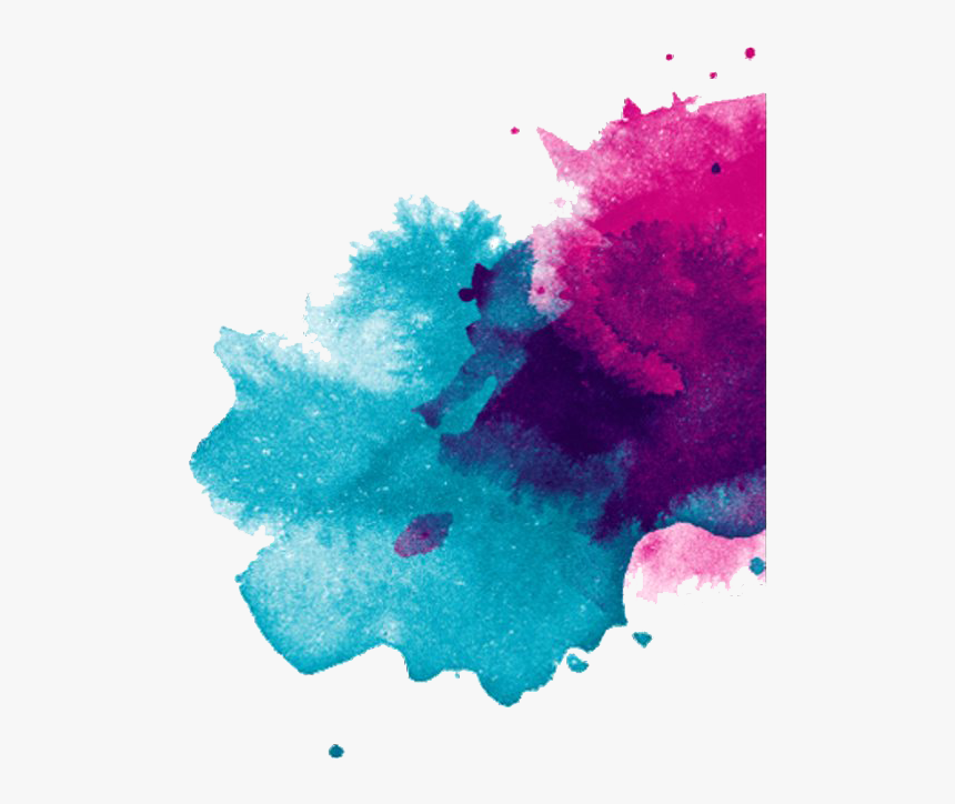 Paint Art Transparent Png - Watercolor Splash Transparent Background, Png Download