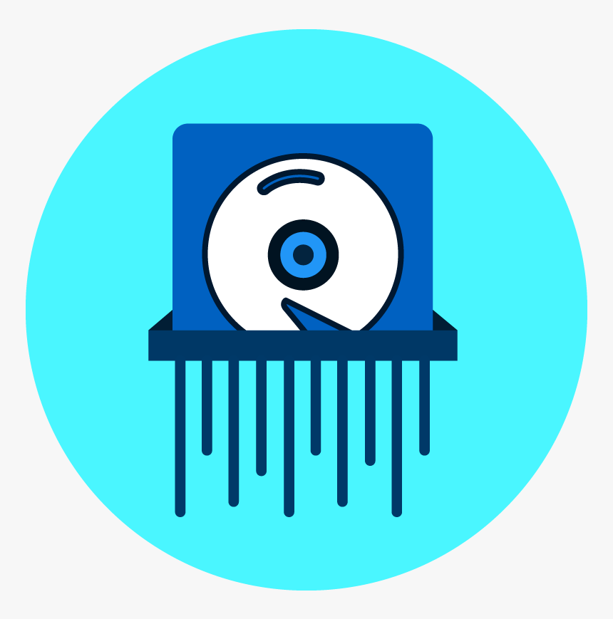 Media Destruction Icon - Circle, HD Png Download