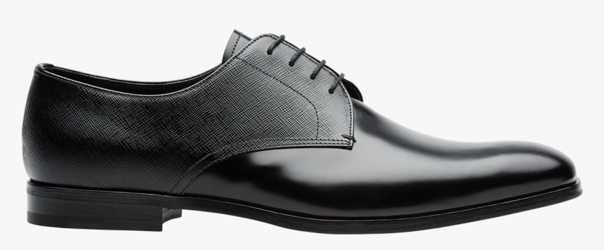 Saffiano And Brushed Leather Derby Shoes - Leather, HD Png Download