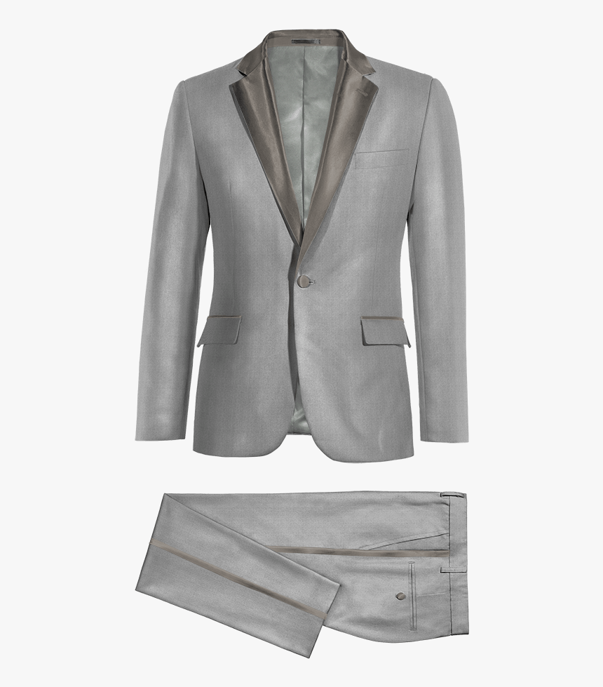 Blue Wool Tuxedo - Costume Col Mao Homme, HD Png Download