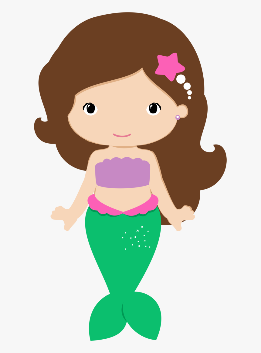 Baby Mermaid, Mermaid Birthday, Mermaid Princess, Picture - Mermaid Clipart, HD Png Download