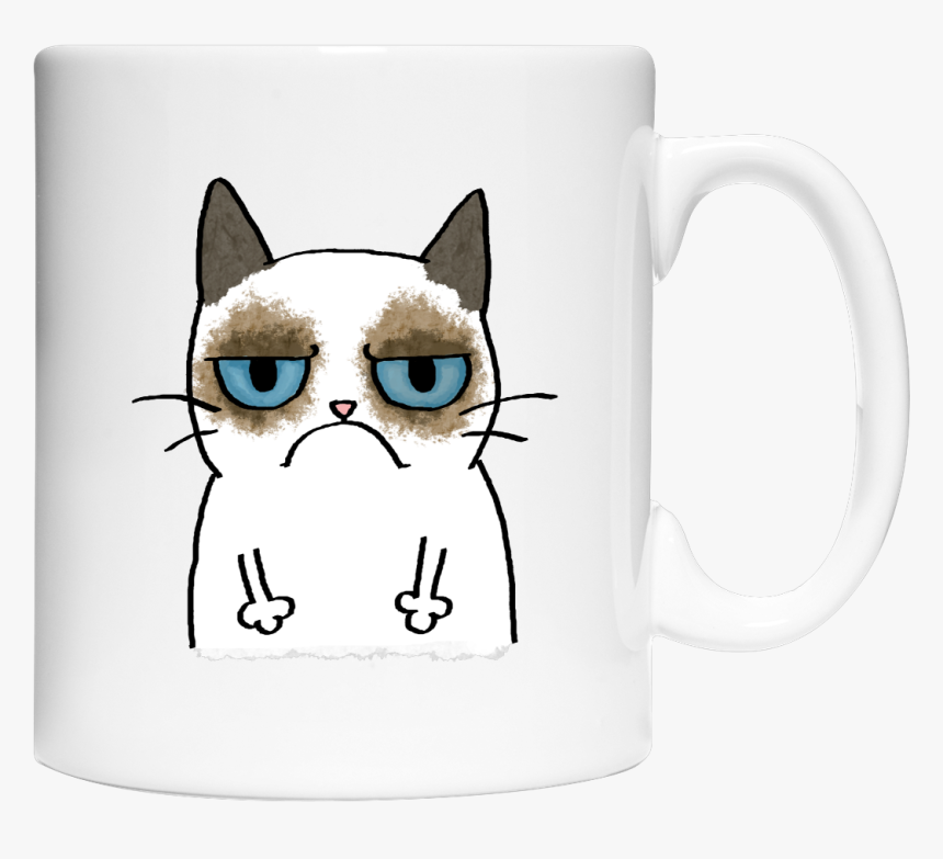 Grumpy Cat Mug , Png Download - Grumpy Cat, Transparent Png