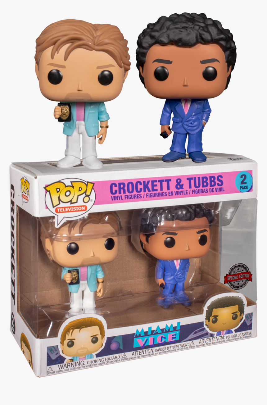 Crockett & Tubbs Pop Vinyl Figure 2-pack - Pop Vinyl, HD Png Download