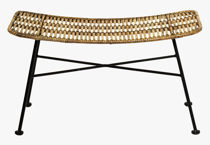 Transparent Metal Iron Frame Clipart - Stool Dom Rattan Bloomingville, HD Png Download