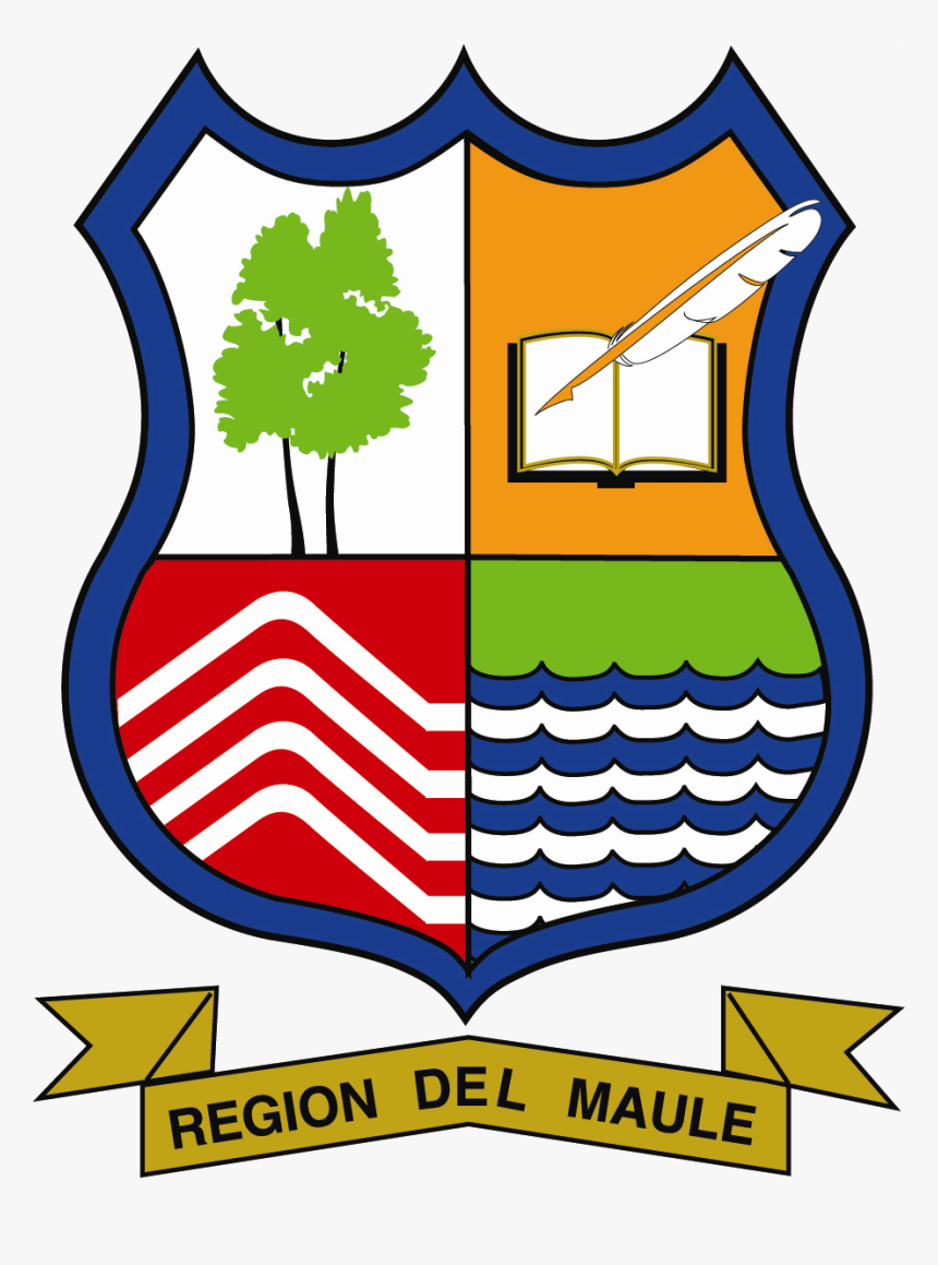 Coat Of Arms Of Maule Region, Chile - Escudo De La Region Del Maule, HD Png Download