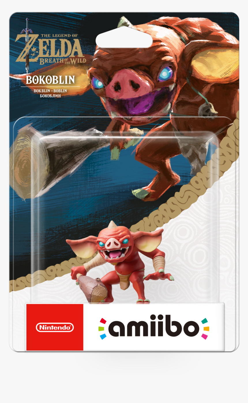 Voici Un Aperçu De La Cartouche Switch Américaine - Amiibo Zelda Breath Of The Wild Bokoblin, HD Png Download