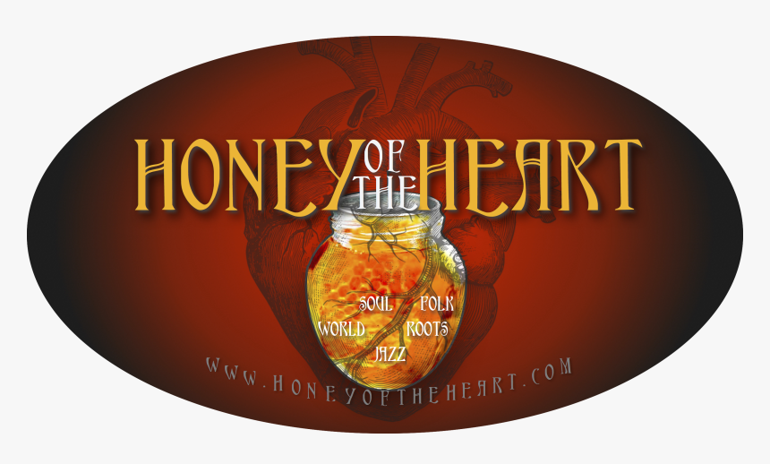 Small Oval Honeyheart Jar Sticker - Label, HD Png Download