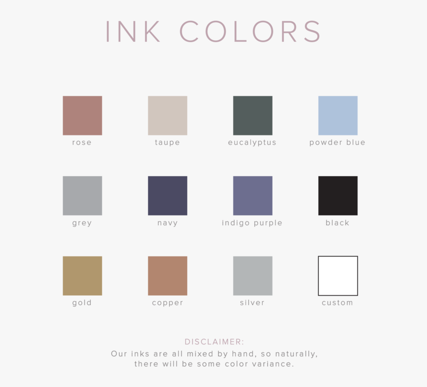 Ink Colors, HD Png Download