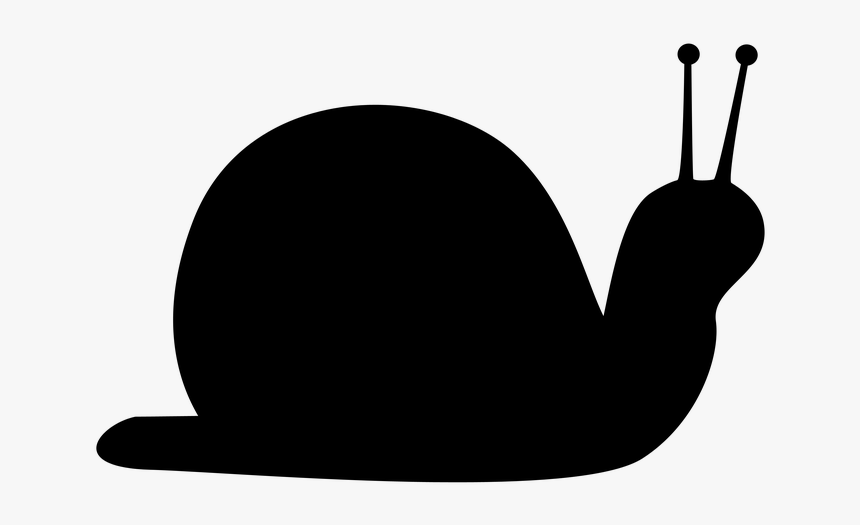 Snail Silhouette Png, Transparent Png