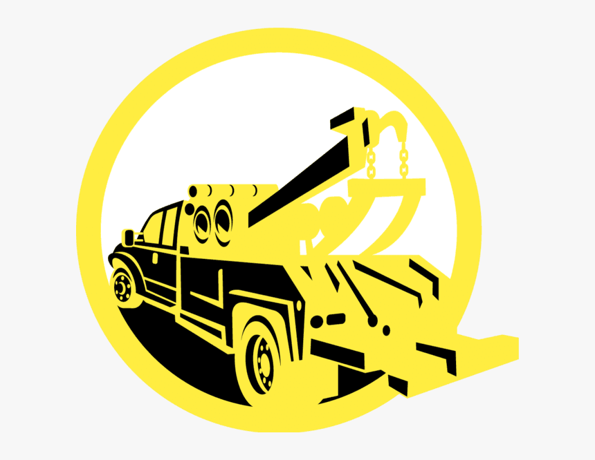 Black And Yellow Tow Truck Clipart , Png Download, Transparent Png