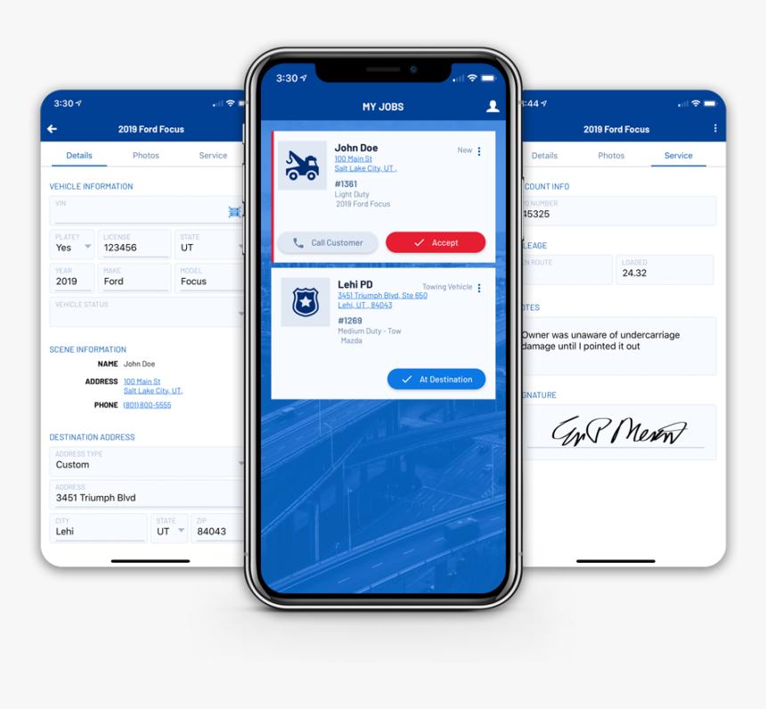 Omadi App Phone Screens Image - Iphone, HD Png Download