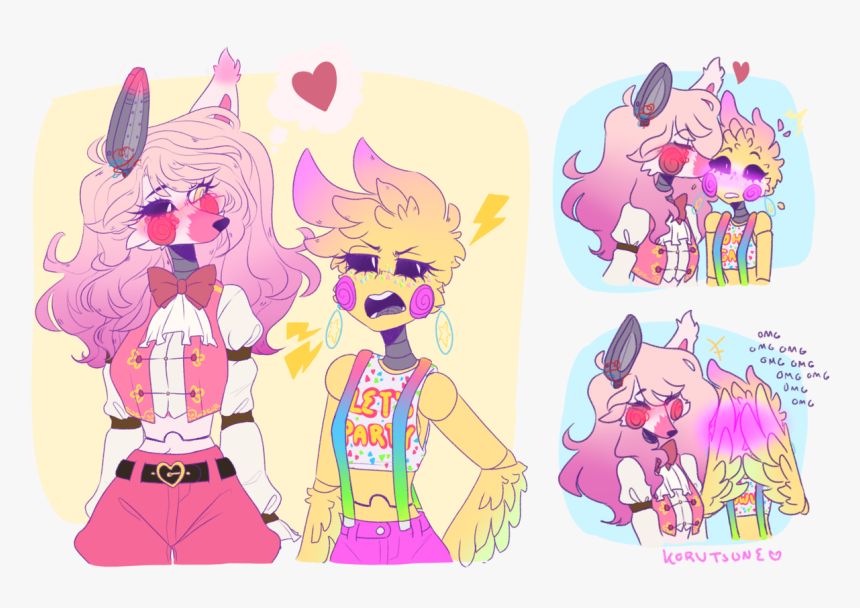 Back On My Bullshitdont Steal My Designs Of Mangle/toy - Toy Manglica, HD Png Download