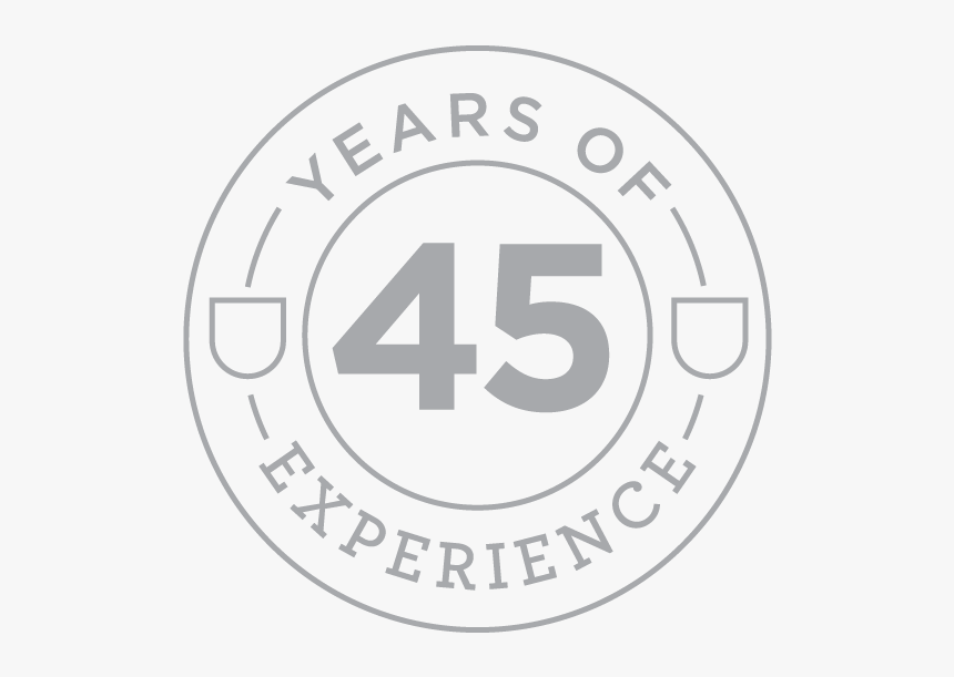 Stamp 45 Years Of Experience - Circle, HD Png Download