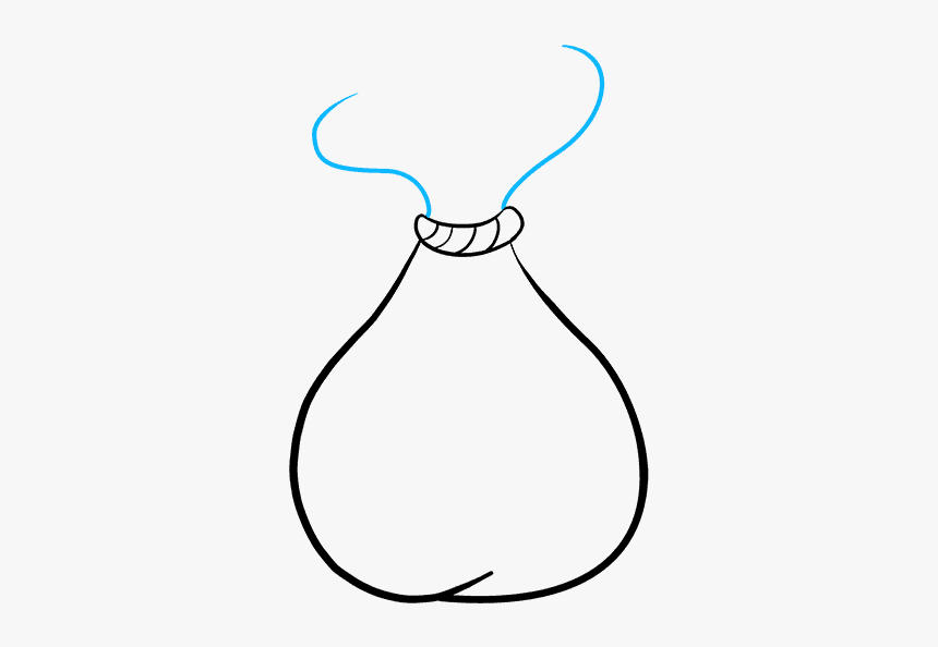 How To Draw Cartoon Money - Line Art, HD Png Download