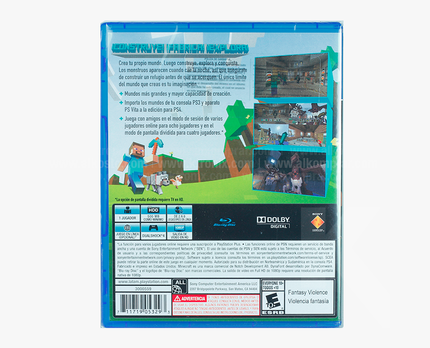 Videojuego Ps4 Minecraft Alkomprar - Playstation 4, HD Png Download