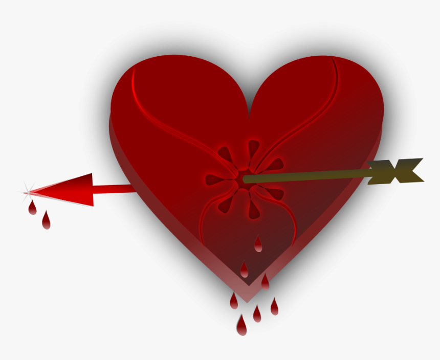 Broken Heart 3 Svg Clip Arts - Animated Moving Broken Heart, HD Png Download