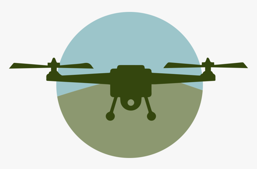 Drone Silhouette Vector Free, HD Png Download