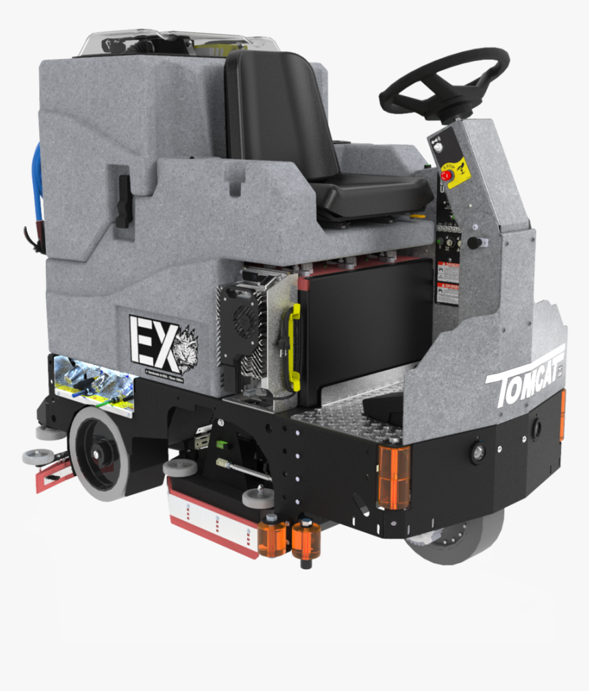 Tomcat S Ex Rider Floor Scrubber Dryer Is Known For - Tomcat Ex, HD Png Download