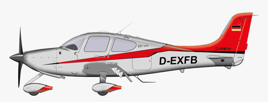 Cirrus Aircraft Drawing, HD Png Download