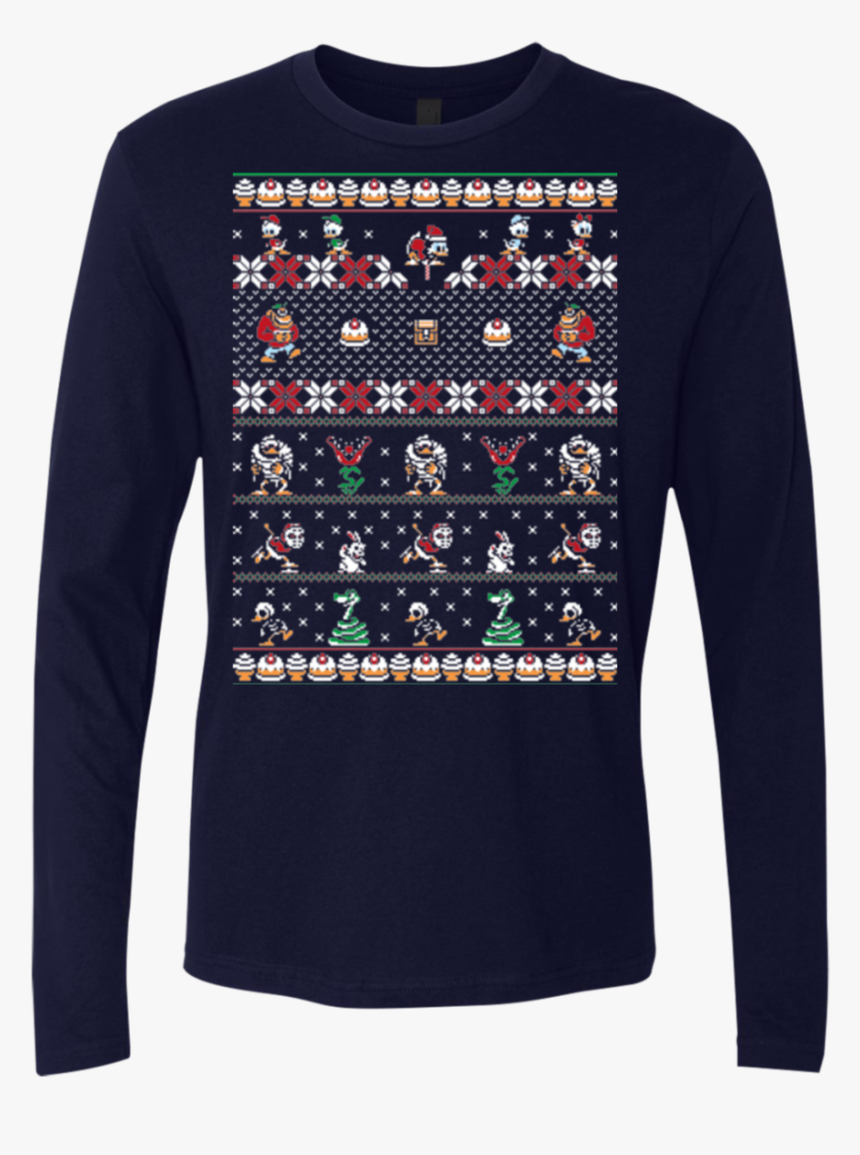 Merry Christmas Uncle Scrooge Men S Premium Long Sleeve - Christmas Day, HD Png Download