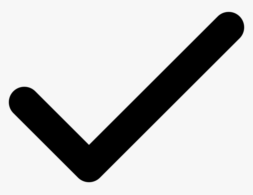 Transparent Check Mark Clipart Black And White - Check Icon Png, Png ...