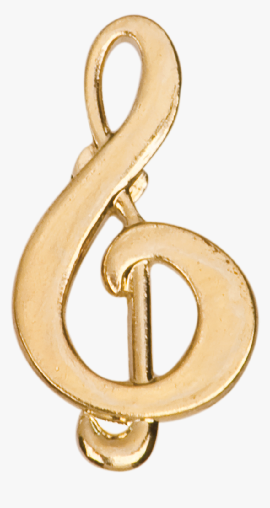 Transparent Treble Clef Png - Lapel Pin, Png Download
