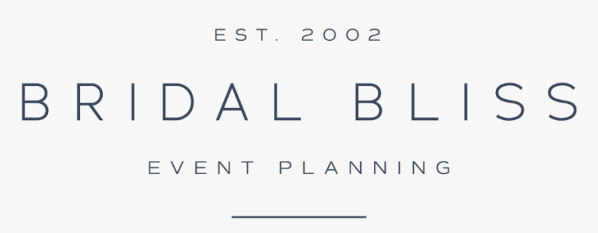 Bridal Bliss Secondary Logo Navy - Parallel, HD Png Download