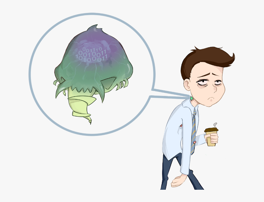 A Parasite Leeching All The Vital Bandwidth From A - Orange Coloring Page, HD Png Download