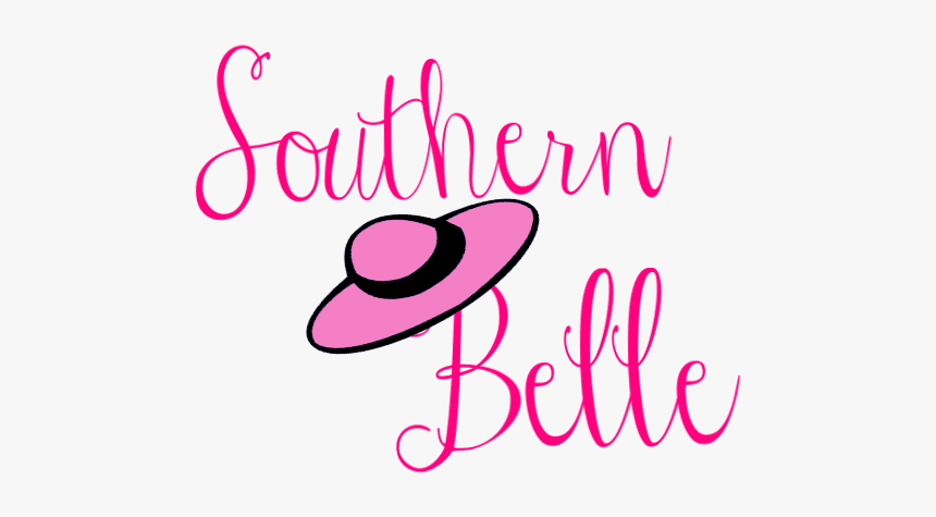 Southern Belle Hat Silhouette Clipart - Southern Belle Hat Clip Art, HD Png Download